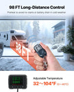 VEVOR 8 kW Diesel Air Heater – DC12-24V Fast Heating with Remote Control and Black LCD, Low Noise, Pre-Heating Function for RV, Truck, Camper, Van, Boat, and Trailer