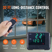 VEVOR 12V 8KW All-in-One Diesel Air Heater, Portable Parking Heater with LCD & Remote Control, 5L Tank, Low Noise & Energy Efficient Diesel Heater for RVs, Boats, Cabins, and Trailers