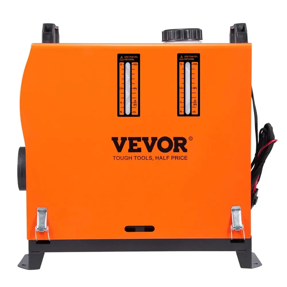 VEVOR 12V 8KW All-in-One Diesel Air Heater, Portable Parking Heater with LCD & Remote Control, 5L Tank, Low Noise & Energy Efficient Diesel Heater for RVs, Boats, Cabins, and Trailers