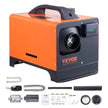VEVOR 5KW 12V All-in-One Diesel Air Heater with LCD Display and Remote Control, 5L Fuel Tank, Portable Diesel Parking Heater for RV, Trailer, Camper, Van, and Boat