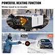 VEVOR Diesel Air Heater 8KW Parking Heater 12V Truck Heater, One Air Outlet, with Black LCD Switch, Remote Control, Fast Heating Compact Diesel Heater, For Car, RV Truck, Boat, Campervans, Caravans