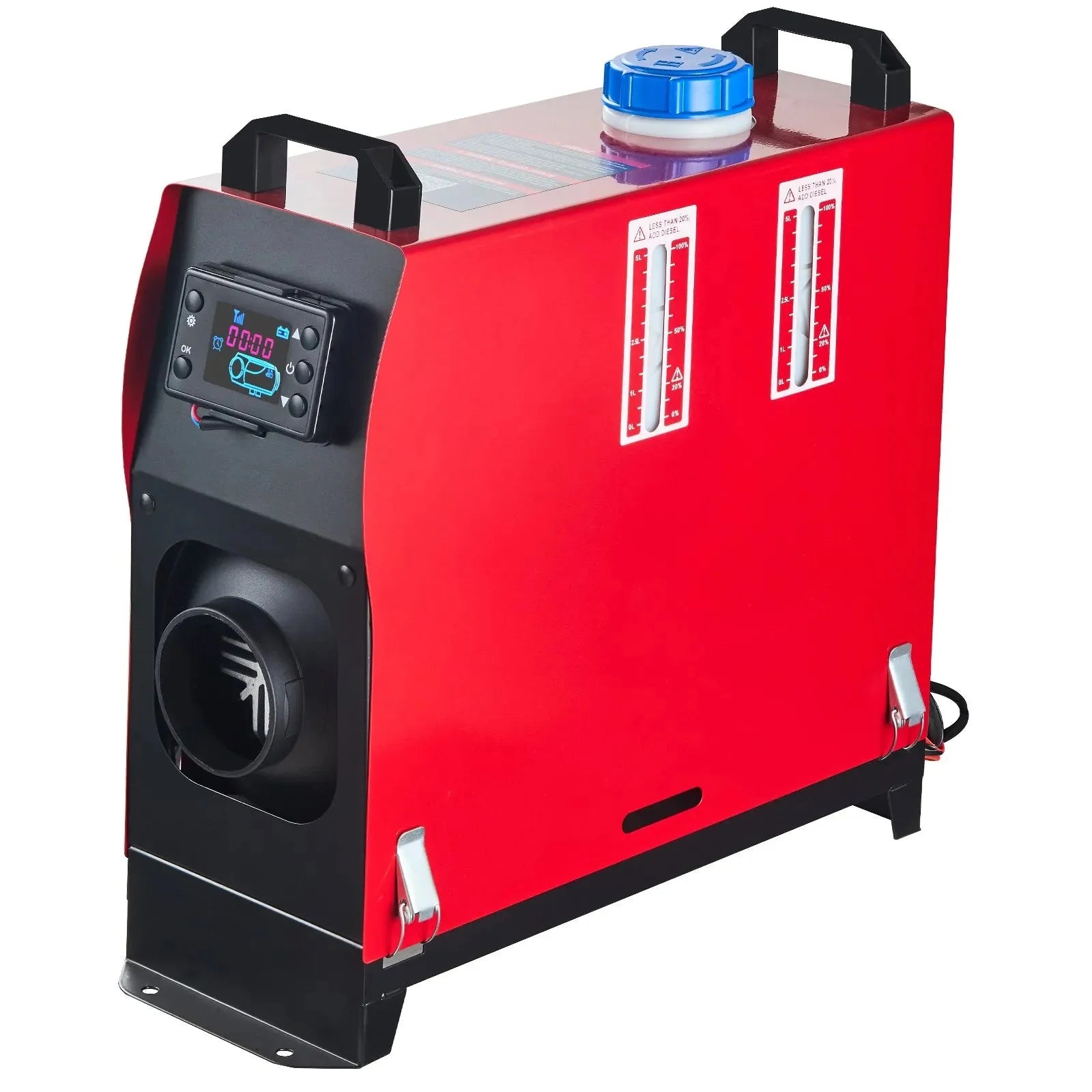 VEVOR 5KW Diesel Air Heater – All-in-One 12V Parking Heater with LCD & Remote Control, Low Noise, Fast Heating for RVs, Motorhomes, Buses, and Trailers