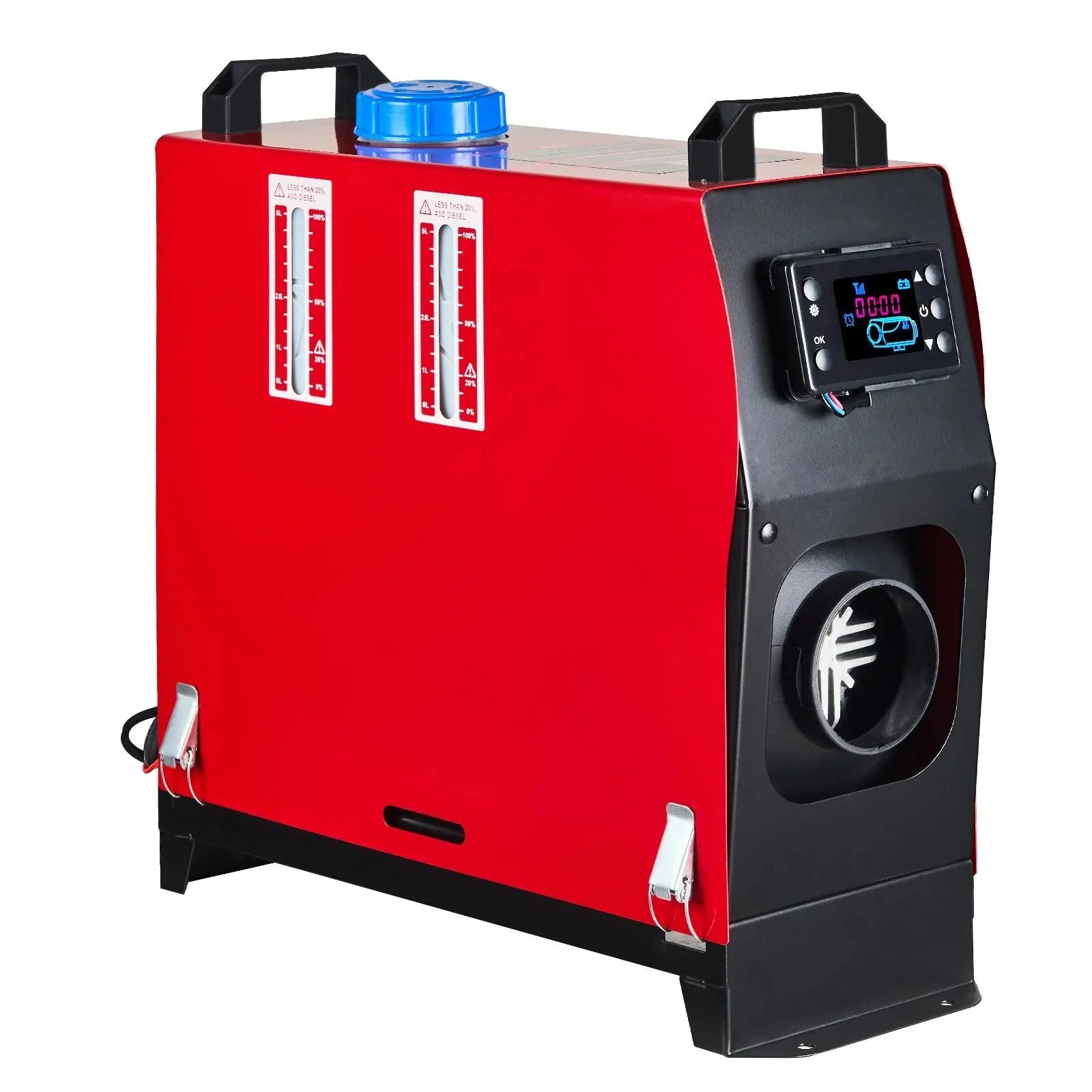 VEVOR 5KW Diesel Air Heater – All-in-One 12V Parking Heater with LCD & Remote Control, Low Noise, Fast Heating for RVs, Motorhomes, Buses, and Trailers