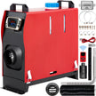 VEVOR Diesel Heater 12V Diesel air Heater Muffler 5KW Diesel Air Heater with Remote Control & LCD Thermostat Monitor for Car Trucks Motor-Home Boat and Bus