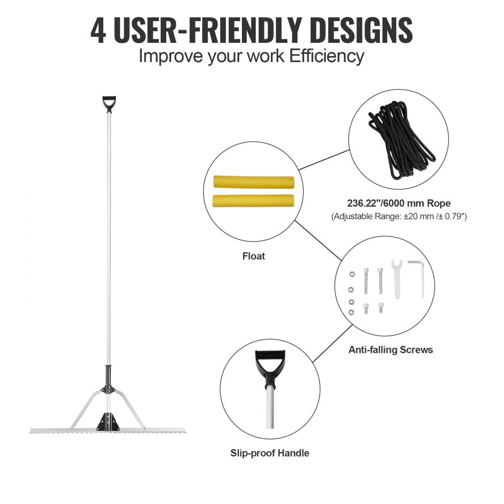 VEVOR Landscape Rake, 36