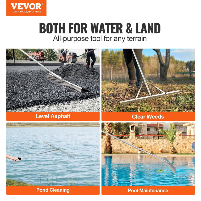 VEVOR Landscape Rake, 36