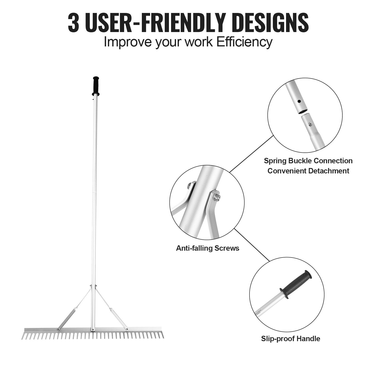 VEVOR Landscape Rake, 36