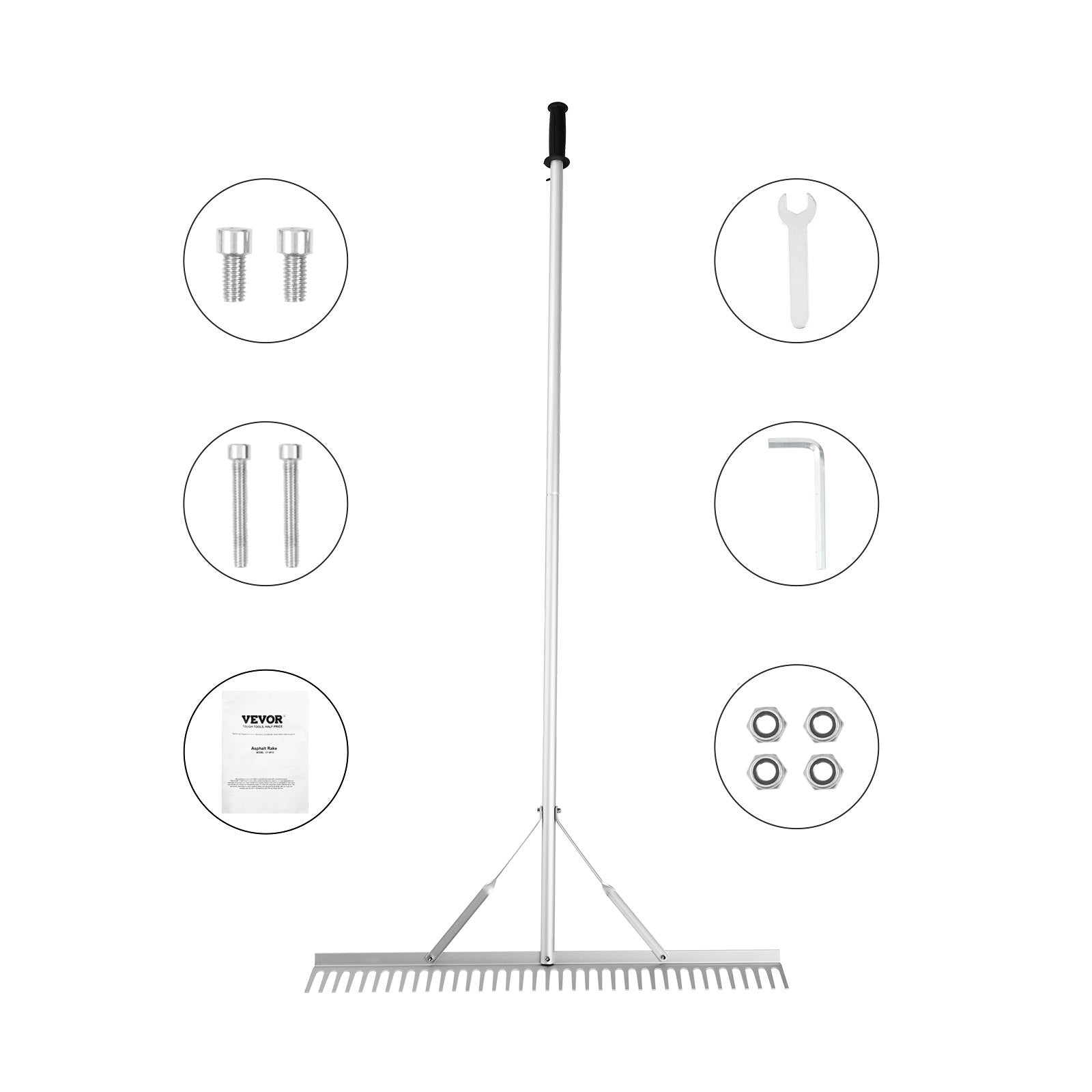 VEVOR Landscape Rake, 36