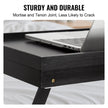 VEVOR Bed Tray Table with Foldable Legs, Bamboo Breakfast Tray for Sofa, Bed, Eating, Snacking, and Working, Adjustable Tabletop Slope Serving Laptop Desk Tray, Portable Food Snack Platter, 20
