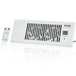 VEVOR Register Booster Fan, Quiet Vent Booster Fan Fits 4” x 12” Register Holes, with Remote Control and Thermostat Control, Adjustable Speed for Heating Cooling Smart Vent, White