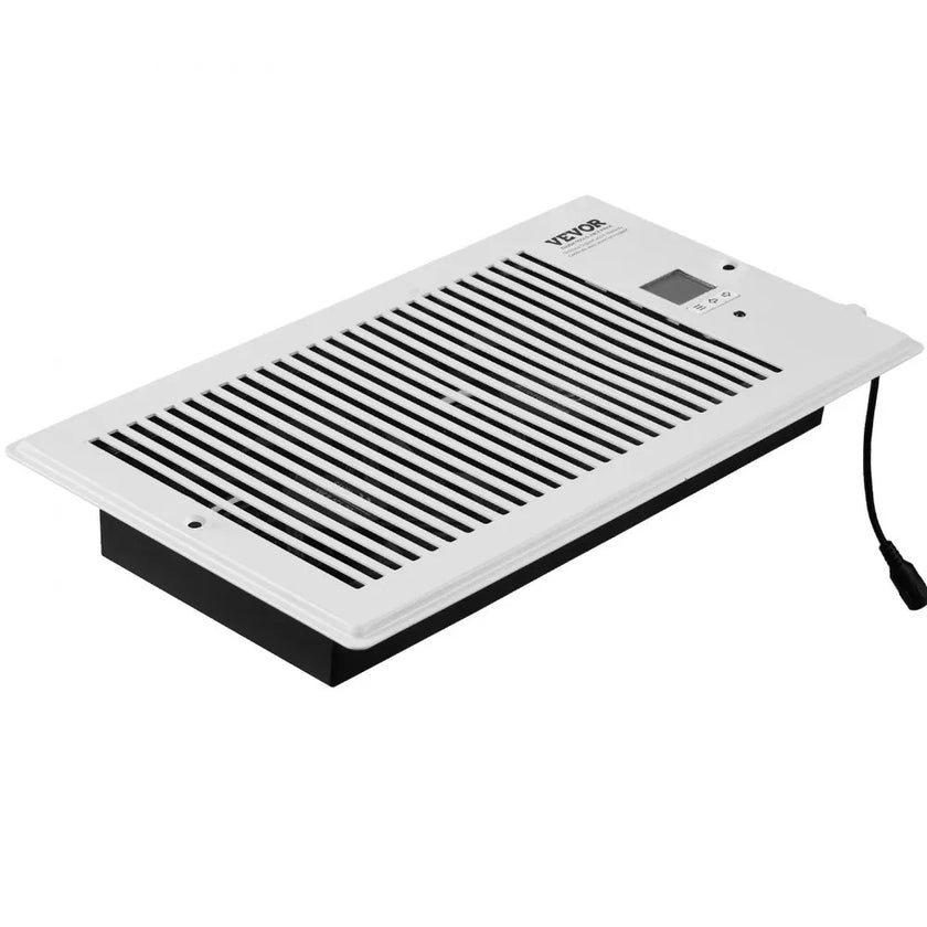 VEVOR Quiet Register Booster Fan Heating/Cooling 6 x 12 inch with Remote White