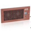 VEVOR Register Booster Fan, Quiet Vent Booster Fan Fits 4” x 10” Register Holes, with Remote Control and Thermostat Control, Adjustable Speed for Heating Cooling Smart Vent, Brown
