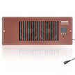VEVOR Register Booster Fan, Quiet Vent Booster Fan Fits 4” x 12” Register Holes, with Remote Control and Thermostat Control, Adjustable Speed for Heating Cooling Smart Vent, Brown