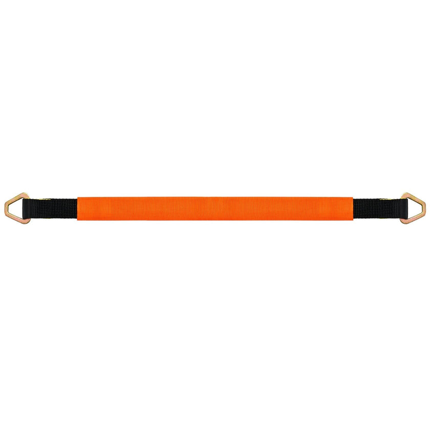 VEVOR Axle Straps Axle Tie Down Straps D Ring 2 in x 3.2 ft for Trailer Truck