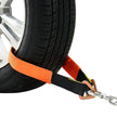 VEVOR Axle Straps Axle Tie Down Straps D Ring 2 in x 3.2 ft for Trailer Truck