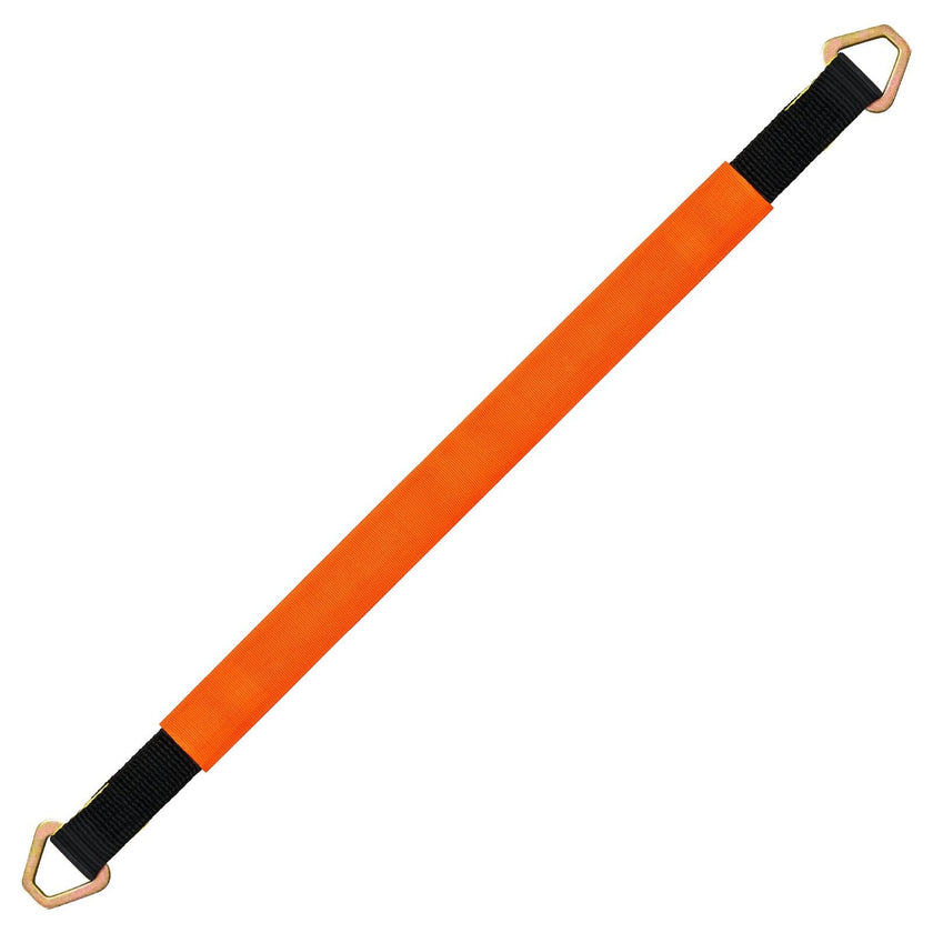VEVOR Axle Straps Axle Tie Down Straps D Ring 2 in x 3.2 ft for Trailer Truck
