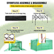 Vevor Walk-in Greenhouse Portable Pop-up Garden 12x8ft W/roll-up Doors & Windows