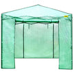 Vevor Walk-in Greenhouse Portable Pop-up Garden 12x8ft W/roll-up Doors & Windows
