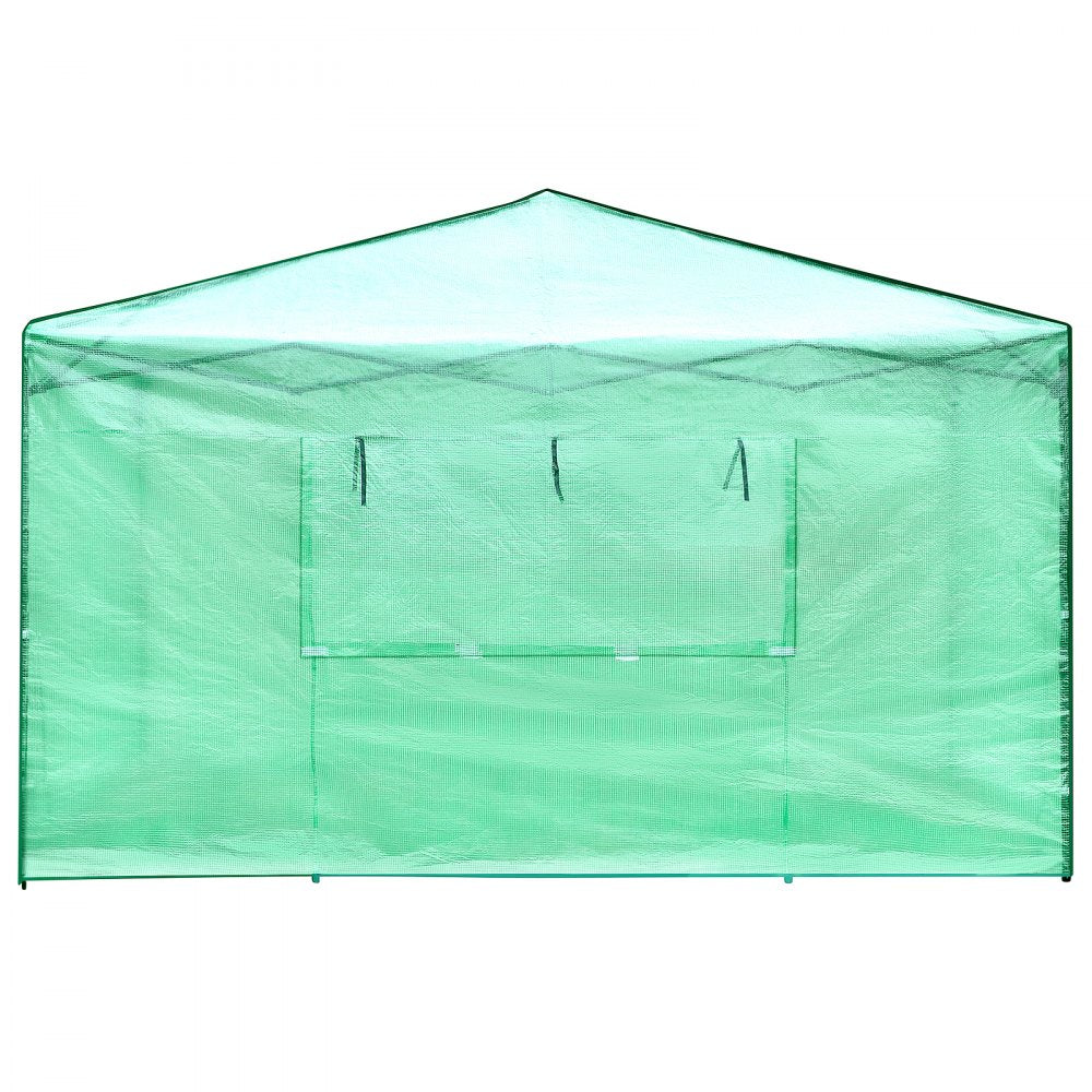 Vevor Walk-in Greenhouse Portable Pop-up Garden 12x8ft W/roll-up Doors & Windows