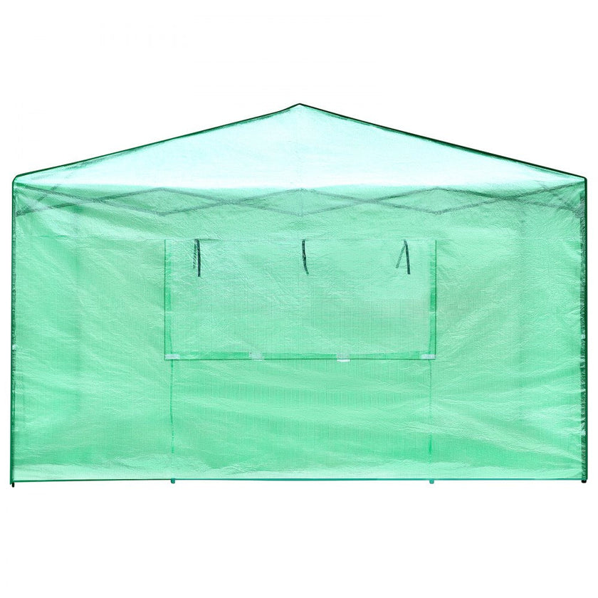 Vevor Walk-in Greenhouse Portable Pop-up Garden 12x8ft W/roll-up Doors & Windows