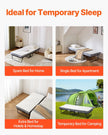 VEVOR Rollaway Bed Folding Bed with 4 inches Foam Mattress for Adults & Guest