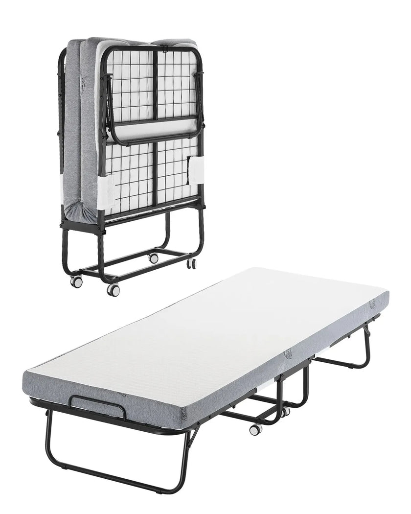 VEVOR Rollaway Bed Folding Bed with 4 inches Foam Mattress for Adults & Guest