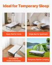 VEVOR Rollaway Bed Folding Bed with 5 inches Foam Mattress for Adults & Guest
