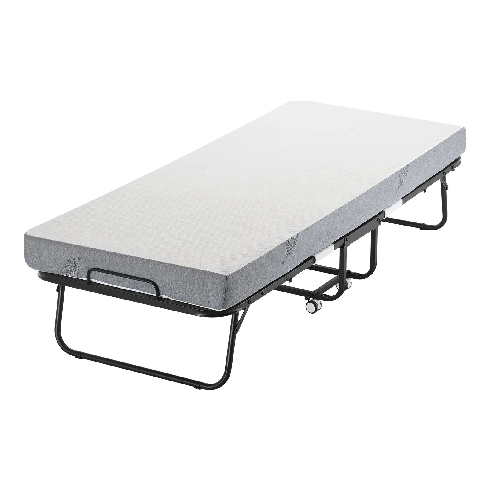 VEVOR Rollaway Bed Folding Bed with 5 inches Foam Mattress for Adults & Guest