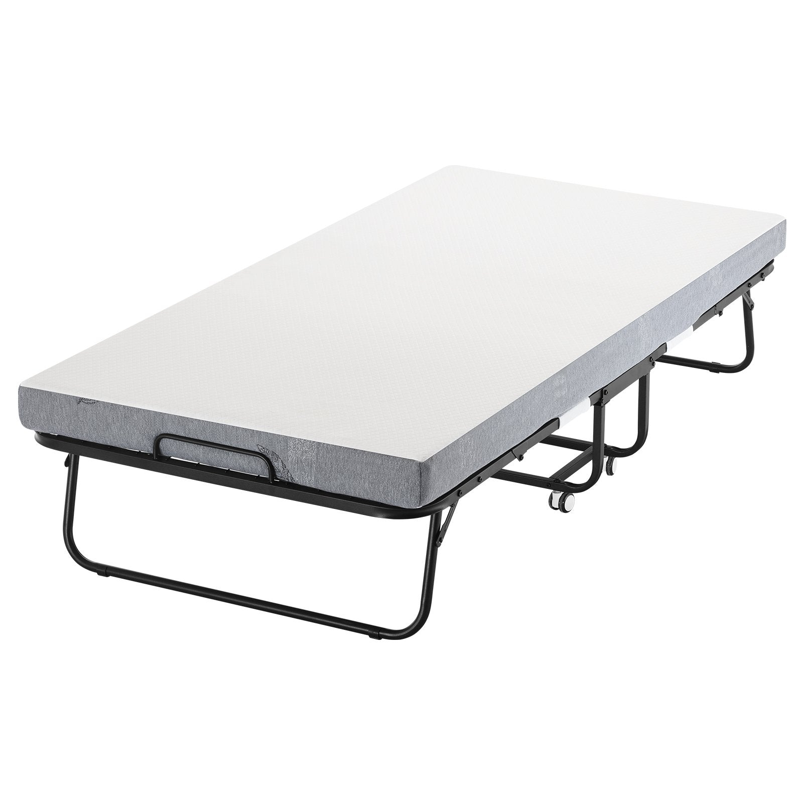 VEVOR Rollaway Bed Folding Bed with 4 in Foam Mattress for Adults and Guest