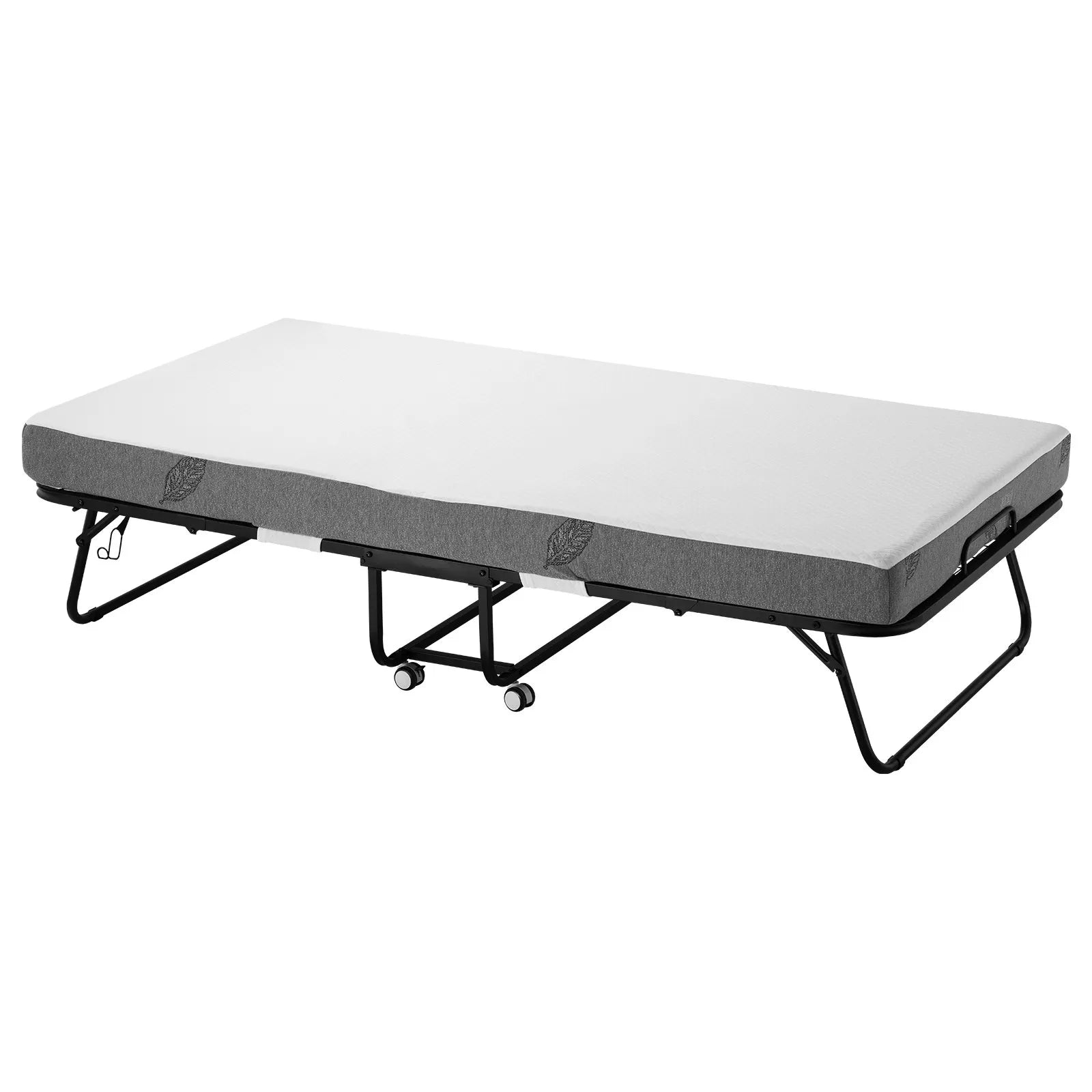 VEVOR Rollaway Bed Folding Bed with 5 in Foam Mattress for Adults and Guest