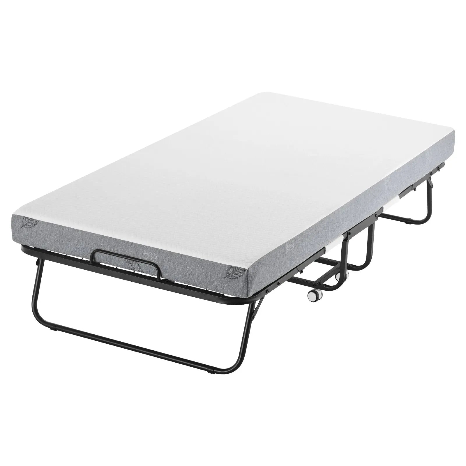 VEVOR Rollaway Bed Folding Bed with 5 in Foam Mattress for Adults and Guest