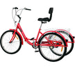 VEVOR Tricycle Adult 24’’ Wheels Adult Tricycle 1-Speed 3 Wheel Bikes For Adults Three Wheel Bike For Adults Adult Trike Adult Folding Tricycle Foldable Adult Tricycle 3 Wheel Bike Trike For Adults