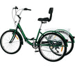 VEVOR Tricycle Adult 24’’ Wheels Adult Tricycle 7-Speed 3 Wheel Bikes For Adults Three Wheel Bike For Adults Adult Trike Adult Folding Tricycle Foldable Adult Tricycle 3 Wheel Bike Trike For Adults