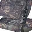 VEVOR Boat Seat Low Backrest Flip Up Boat Seat Sponge Cushion Camouflage 2pcs