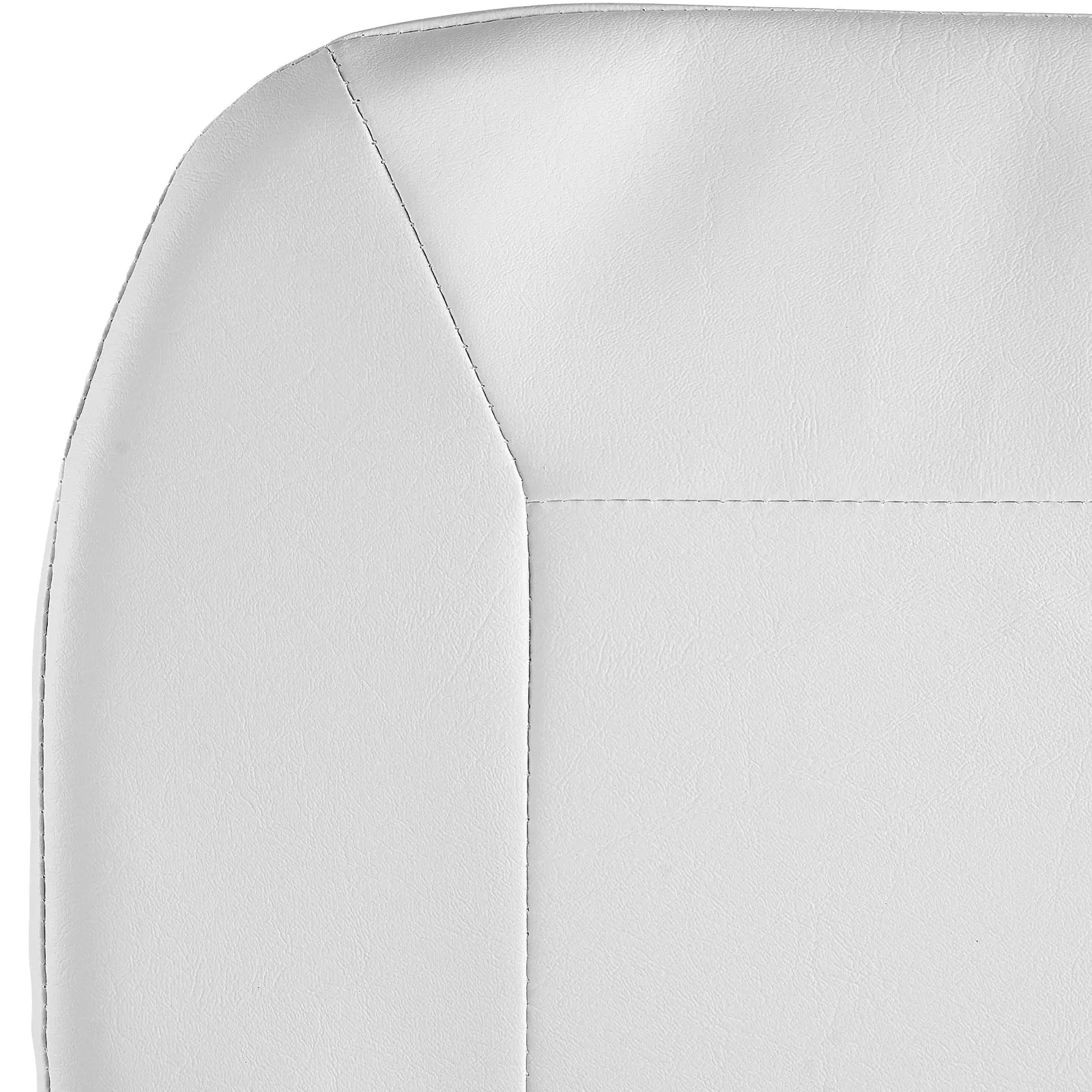 VEVOR Boat Seat, Low Backrest, Folding Fishing Boat Seat with Thickened Sponge Cushion & Waterproof PVC Leather, Aluminum Alloy Hinges, Flip Up Boat Seat for Fishing Boats, Yachts, Ships, White