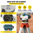 VEVOR Automatic Optical Level 24X Optical Level Kit Waterproof w/Compensator