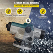 VEVOR Automatic Optical Level, 26X, 40?mm Aperture Auto Level Kit with Magnetic Dampened Compensator and Transport Lock, Height Distance Angle Measuring Tool w/ Hard Plastic Case, IP54 Waterproof