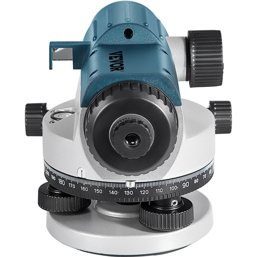 VEVOR Automatic Optical Level, 26X, 40?mm Aperture Auto Level Kit with Magnetic Dampened Compensator and Transport Lock, Height Distance Angle Measuring Tool w/ Hard Plastic Case, IP54 Waterproof