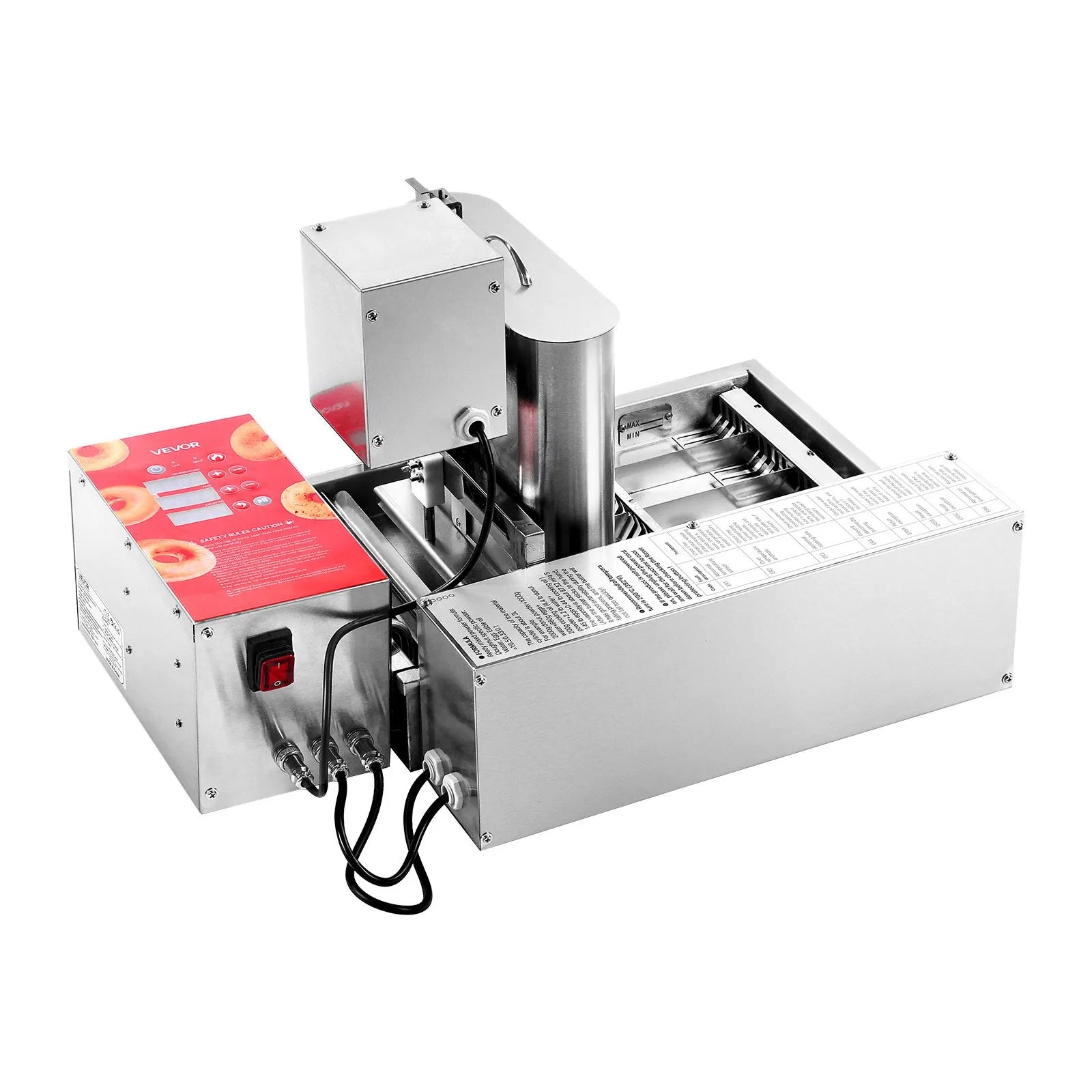 VEVOR Commercial Automatic Donuts Making Machine Doughnut Maker 4 Rows 240 PCS/H