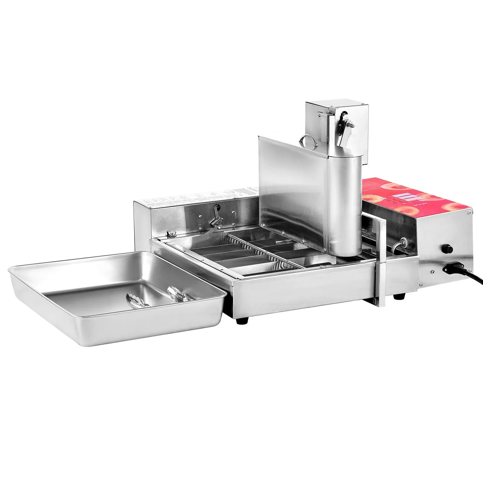VEVOR Commercial Automatic Donuts Making Machine Doughnut Maker 6 Rows 360 PCS/H