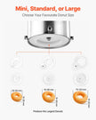 VEVOR Commercial Automatic Donuts Machine Doughnut Maker Single Row 90 PCS/H