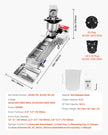 VEVOR Commercial Automatic Donuts Machine Doughnut Maker Single Row 90 PCS/H