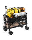 VEVOR Double Decker Wagon Collapsible 300L & 450 lbs Heavy Duty Folding Cart