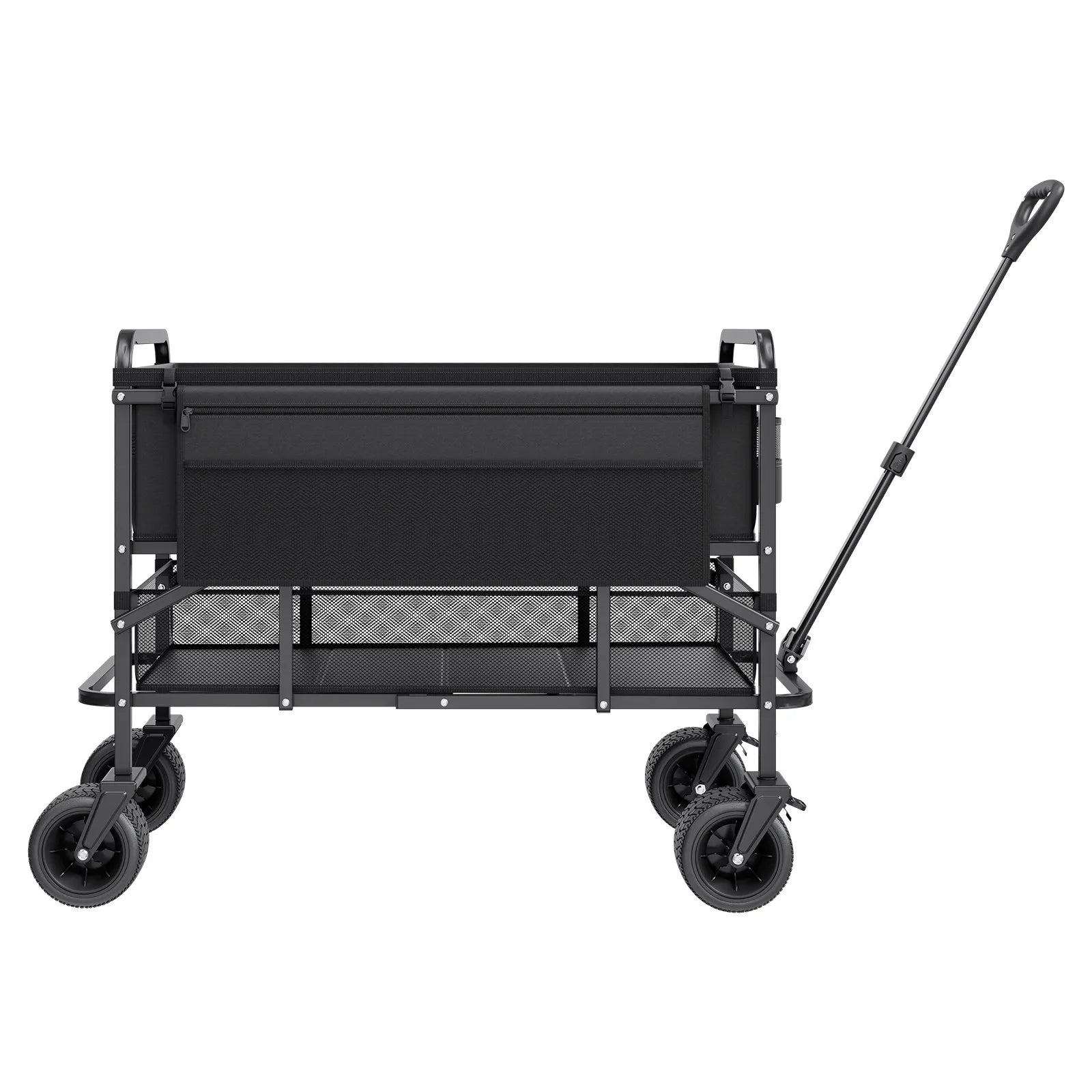 VEVOR Double Decker Wagon Collapsible 300L & 450 lbs Heavy Duty Folding Cart