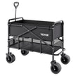VEVOR Double Decker Wagon Collapsible 300L & 450 lbs Heavy Duty Folding Cart