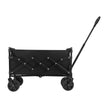 VEVOR Collapsible Wagon Carts 120L & 225LBS Heavy Duty Folding Garden Cart Black