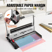 VEVOR Coil Spiral Binding Machine, Manual Book Maker 34-Holes Binding 120 Sheets, Punch Binder with Adjustable 3/16