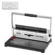 VEVOR Coil Spiral Binding Machine, Manual Book Maker 34-Holes Binding 120 Sheets, Punch Binder with Adjustable 3/16