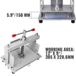 VEVOR Manual Paper Press Machine, 12x8.6 inch for A4 Sized Papers Flatting Machine, 10cm Thickness Steel Frame Manual Flat Paper Press Machine, Papermaking Book Press