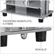 VEVOR Manual Paper Press Machine, 12x8.6 inch for A4 Sized Papers Flatting Machine, 10cm Thickness Steel Frame Manual Flat Paper Press Machine, Papermaking Book Press